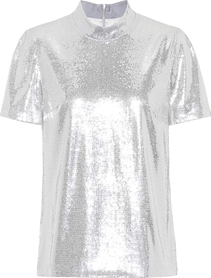 Galvan Galaxy sequinned top