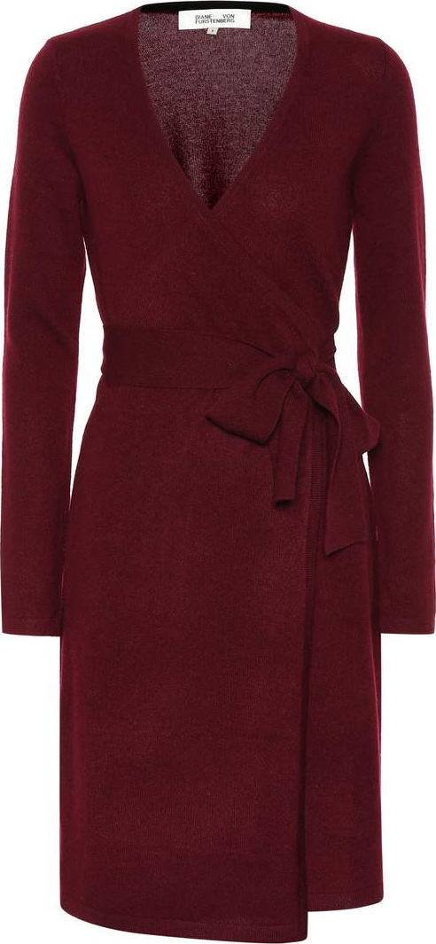 DIANE von FURSTENBERG Linda cashmere wrap dress