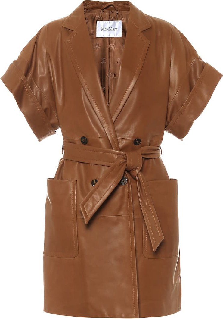 Max Mara Navata leather jacket