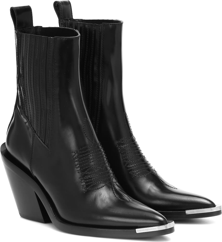 Paco Rabanne Leather ankle boots