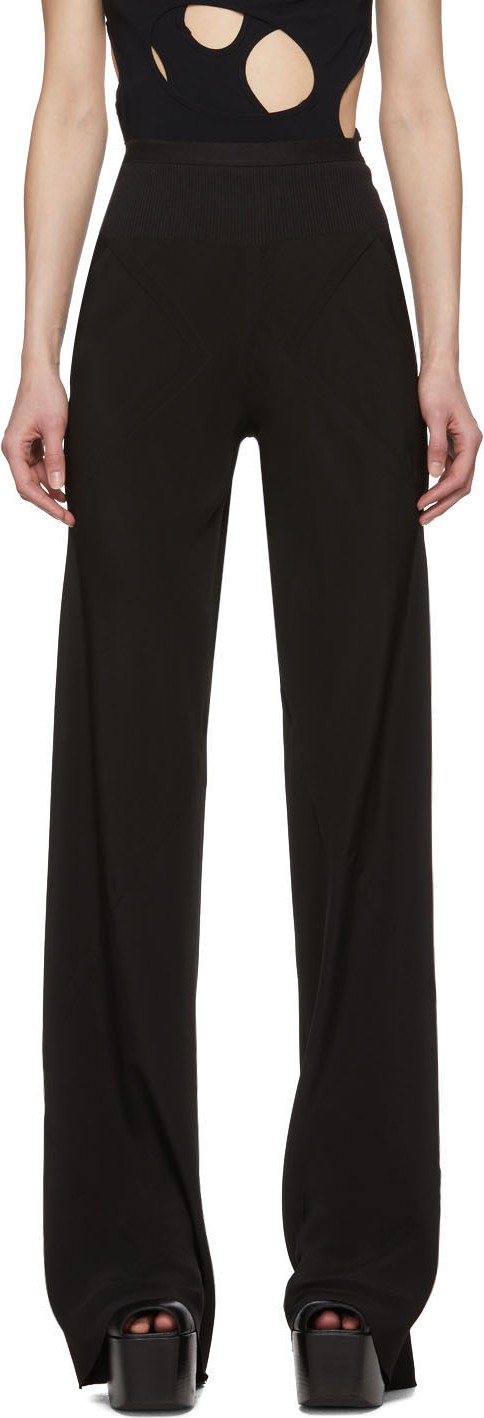 Rick Owens Black Bias Lounge Pants