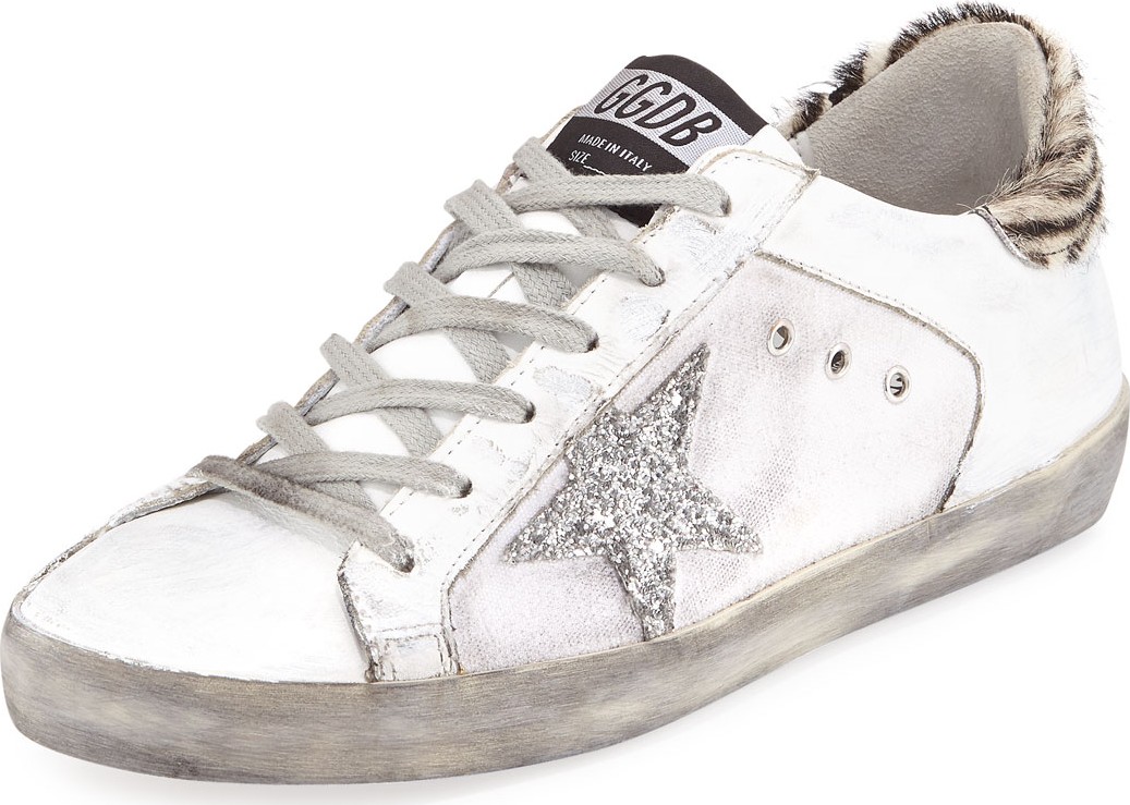 Golden Goose Deluxe Brand Superstar Glitter Low-Top Sneakers