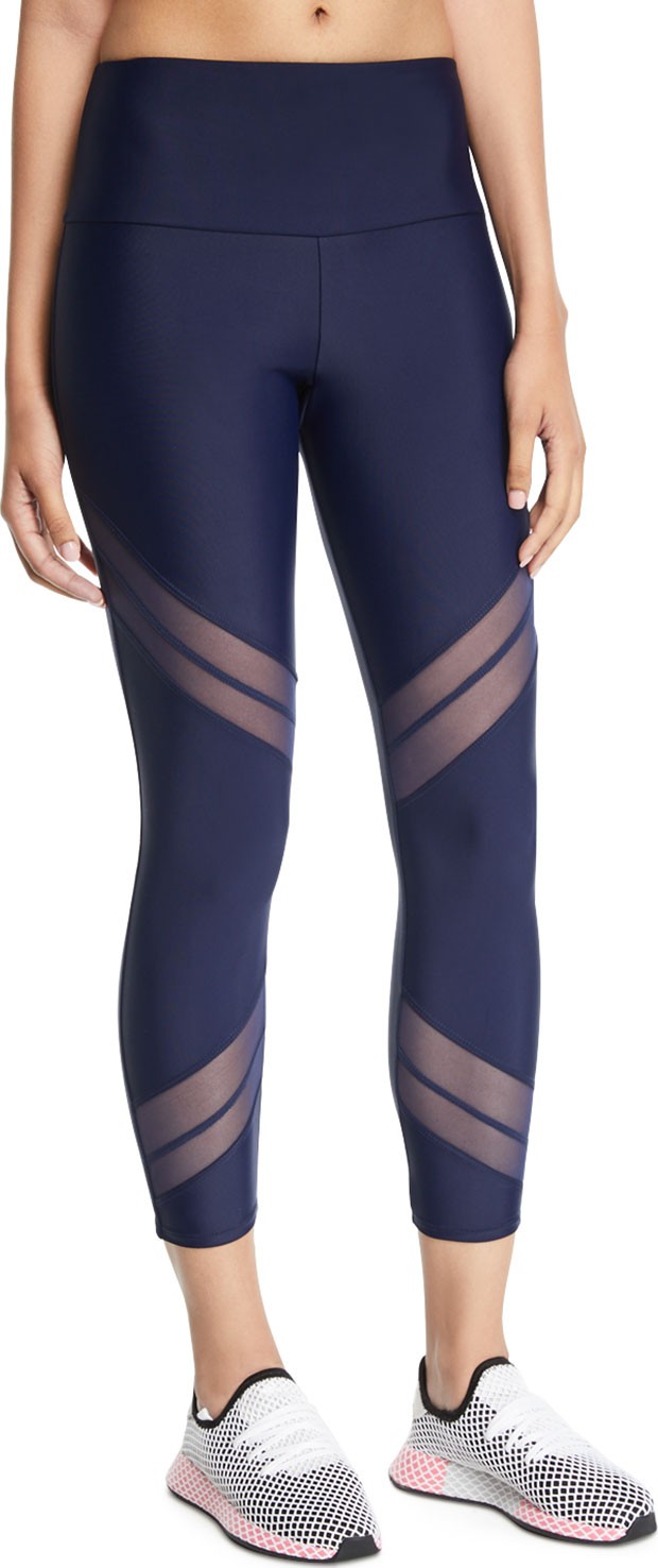 ONZIE Sporty Mesh Cropped Performance Leggings