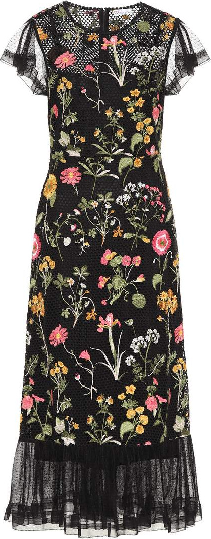 RED Valentino Floral cotton dress