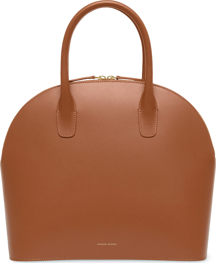 Mansur Gavriel Rounded Calf Leather Tote Bag