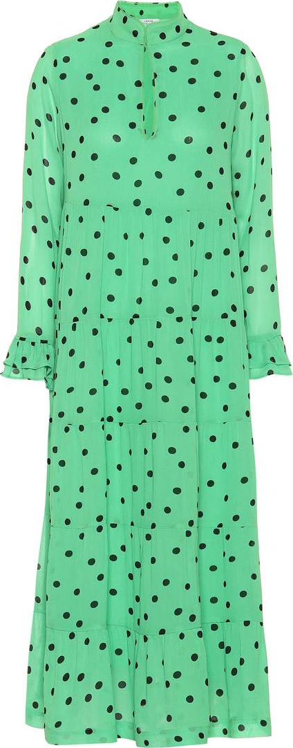 Ganni Printed midi dress
