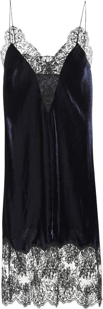 Stella McCartney Velvet and lace dress
