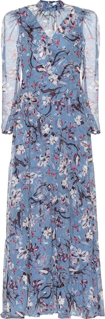 Erdem Marcia floral silk gown