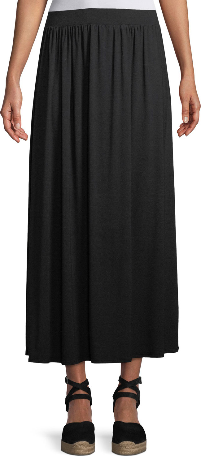 Rachel Pally Shirred A-line Midi Skirt