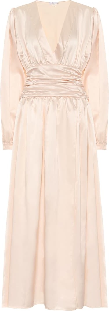 Oseree Satin maxi dress