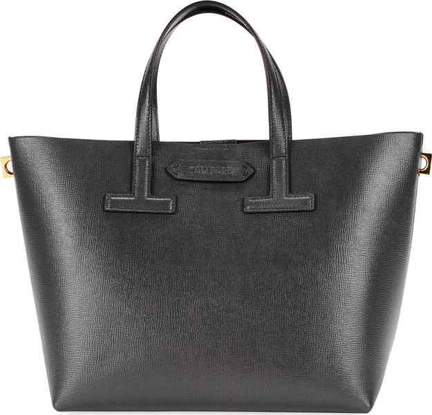 TOM FORD Mini T Saffiano Tote Bag