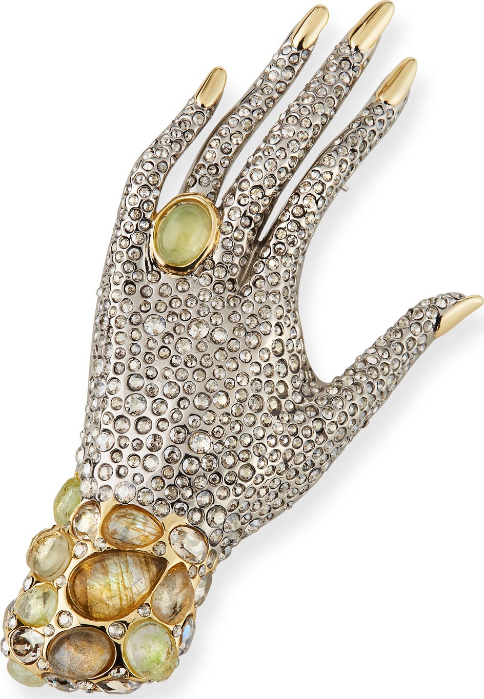 Alexis Bittar Crystal Encrusted Hand Pin