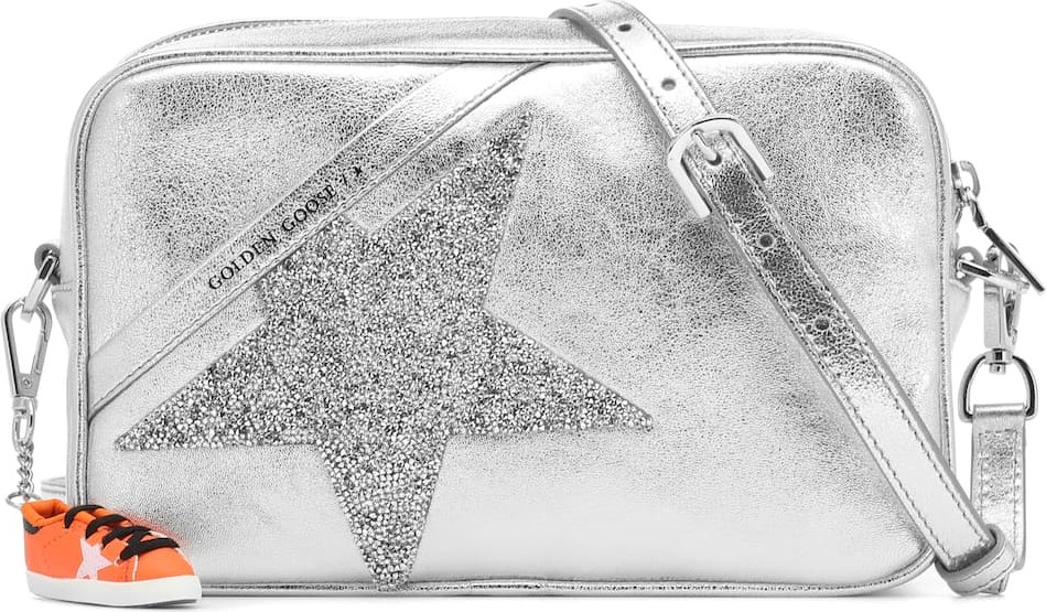 Golden Goose Deluxe Brand Star metallic leather shoulder bag