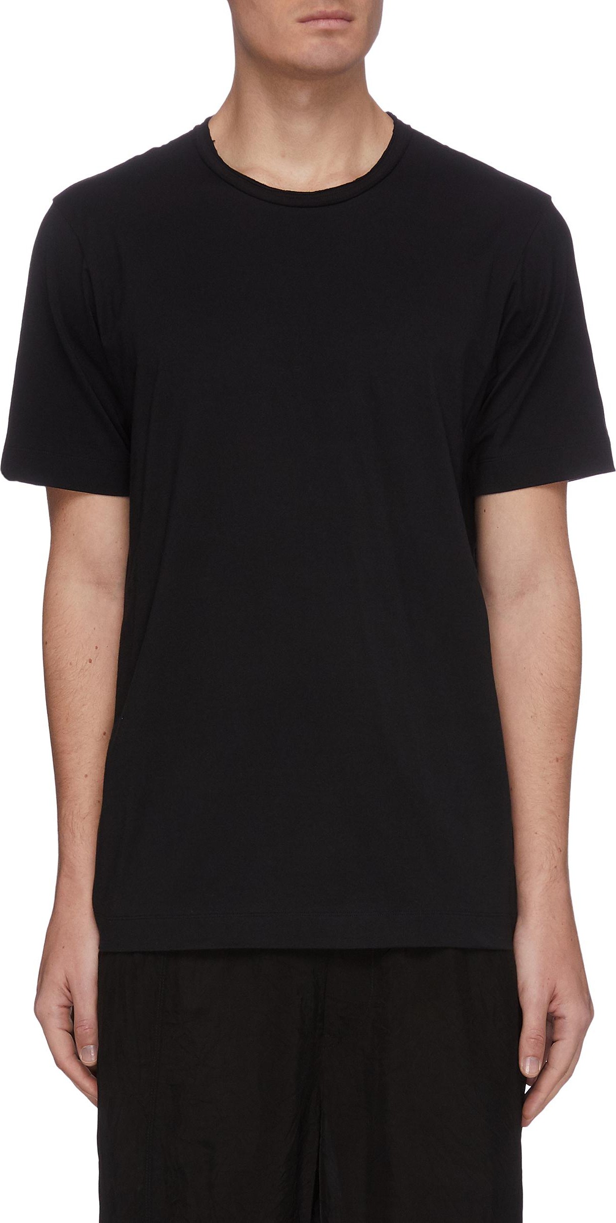 Ziggy Chen Panelled graphic print T-shirt