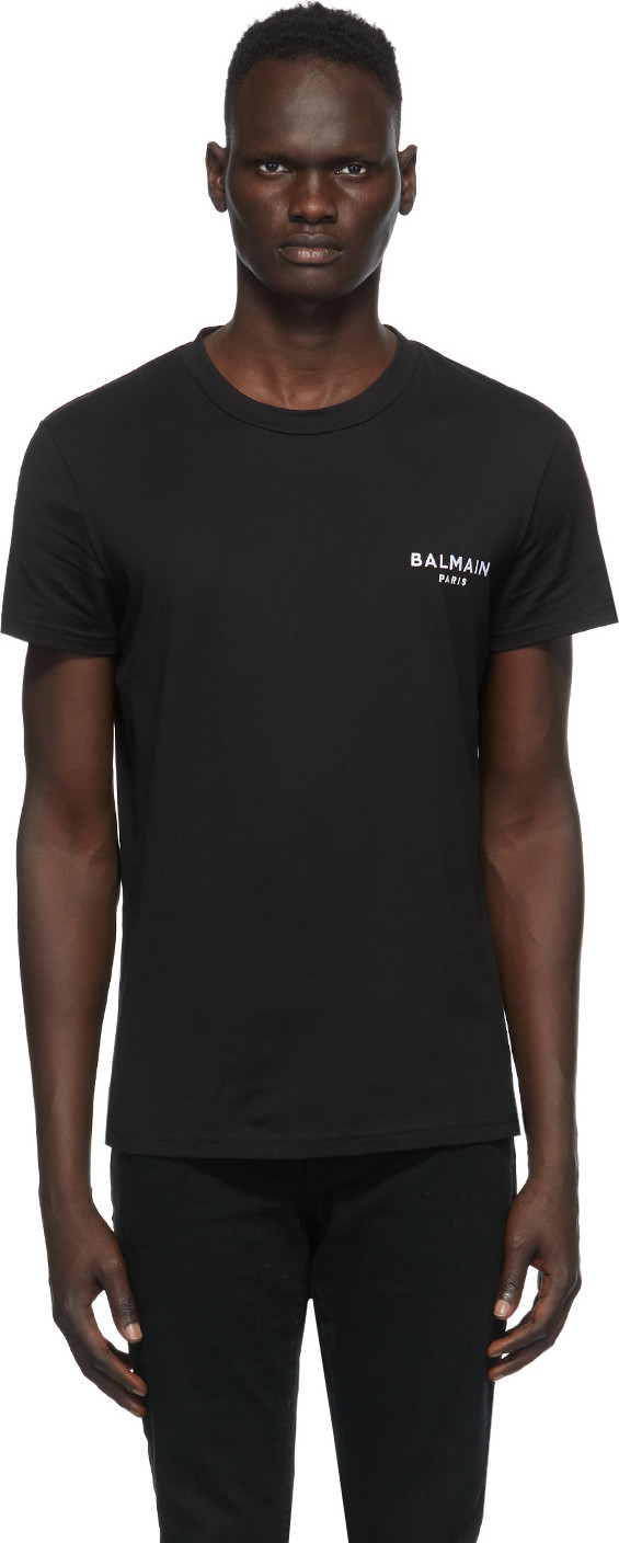Balmain - Black Round Neck T-Shirt
