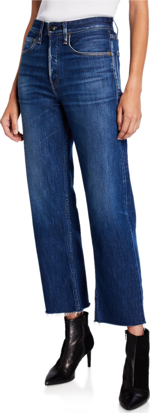 Rag & Bone Maya High-Rise Straight Ankle Jeans