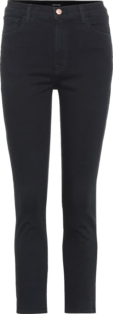 J BRAND Ruby cropped high-rise skinny jeans