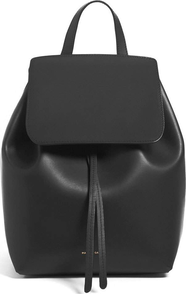 Mansur Gavriel Mini Coated Leather Backpack