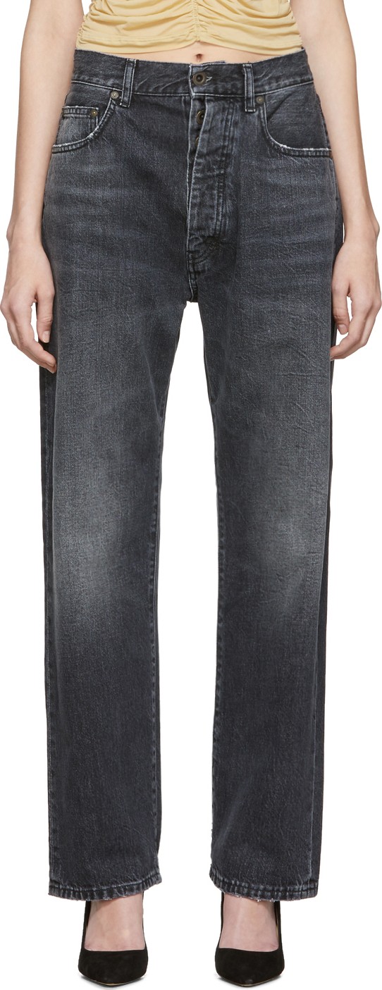 Unravel Black Baggy Boy Jeans