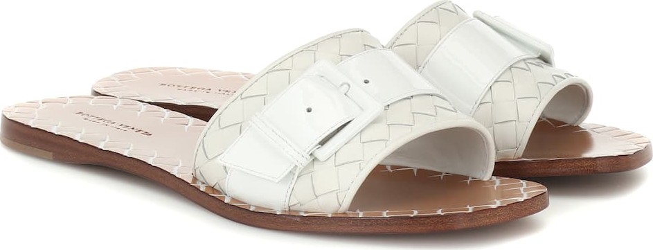 Bottega Veneta Ravello leather slides
