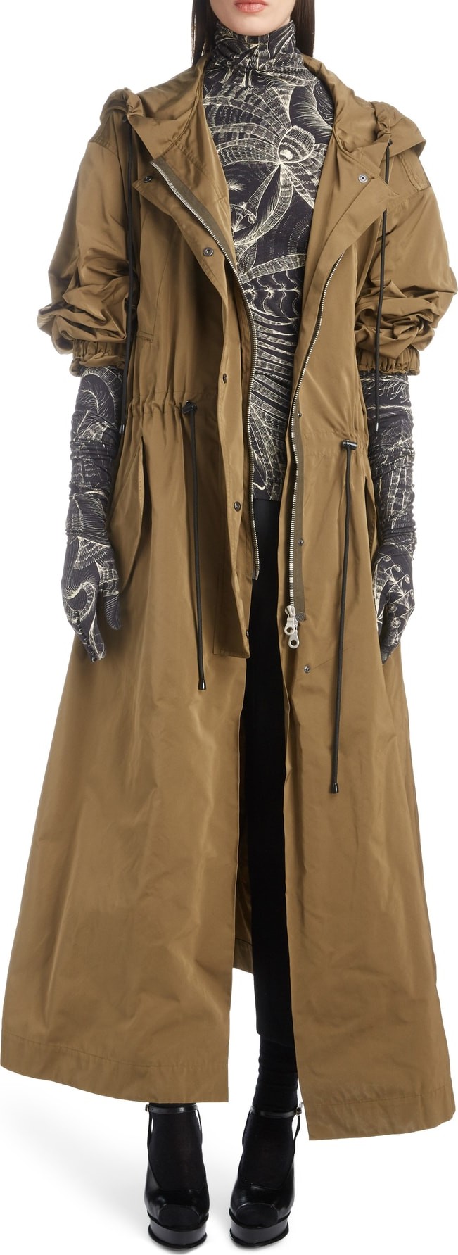 Dries Van Noten Drawcord Waist Jacket