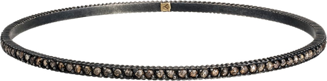 Yossi Harari Lilah Gilver Cognac Diamond Bangle