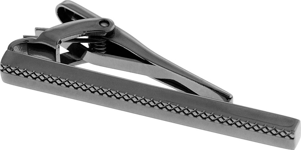 Tateossian Textured Gunmetal Brass Tie Bar