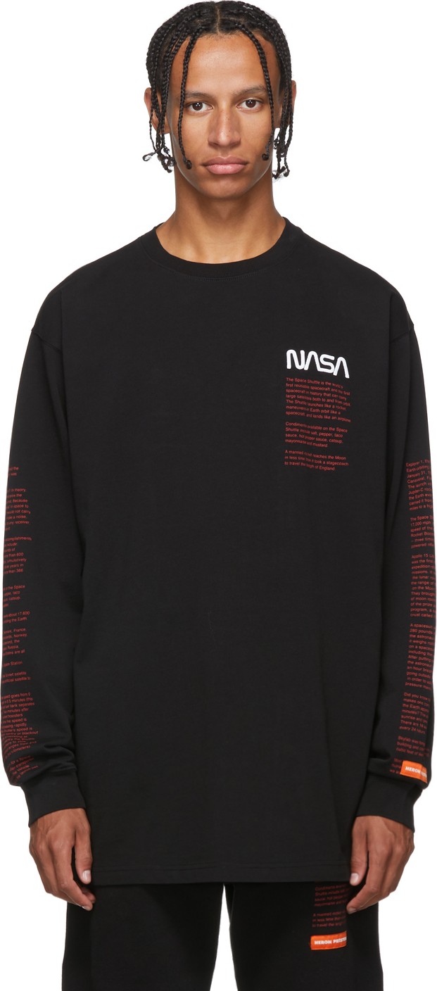 Heron Preston Black Facts T-Shirt