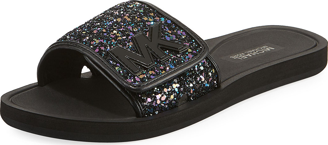 MICHAEL MICHAEL KORS MK Glitter Slide Sandal
