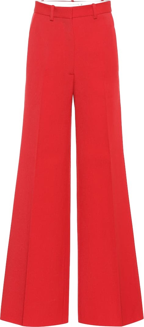 Victoria Beckham High-rise virgin wool pants