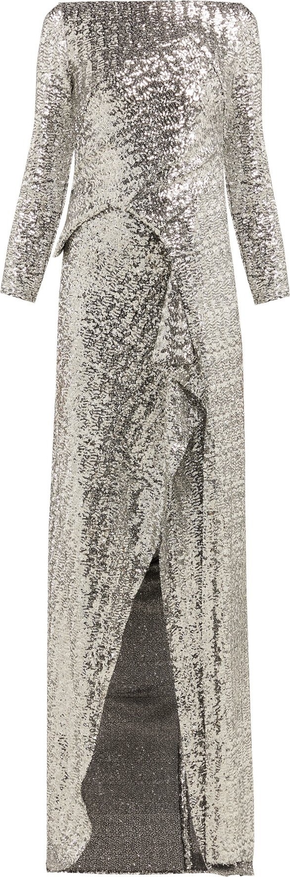 Roland Mouret Sarandon sequinned panelled gown