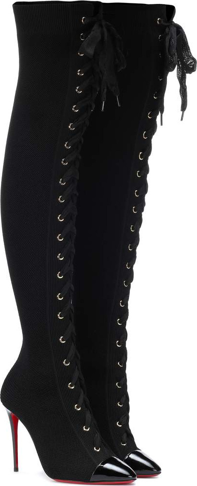 Christian Louboutin Frenchie 100 over-the-knee boots