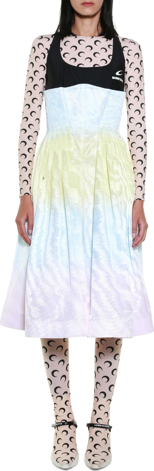 Marine Serre Tie Dye Hybrid Dress