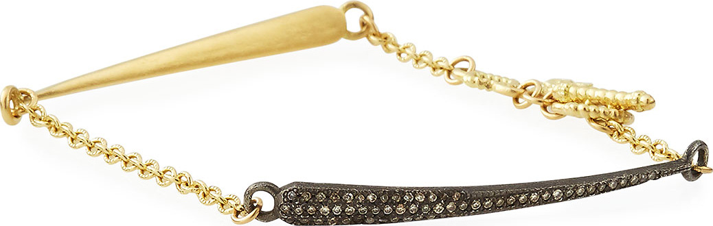 Armenta 18k Old World Diamond Dagger Chain Bracelet