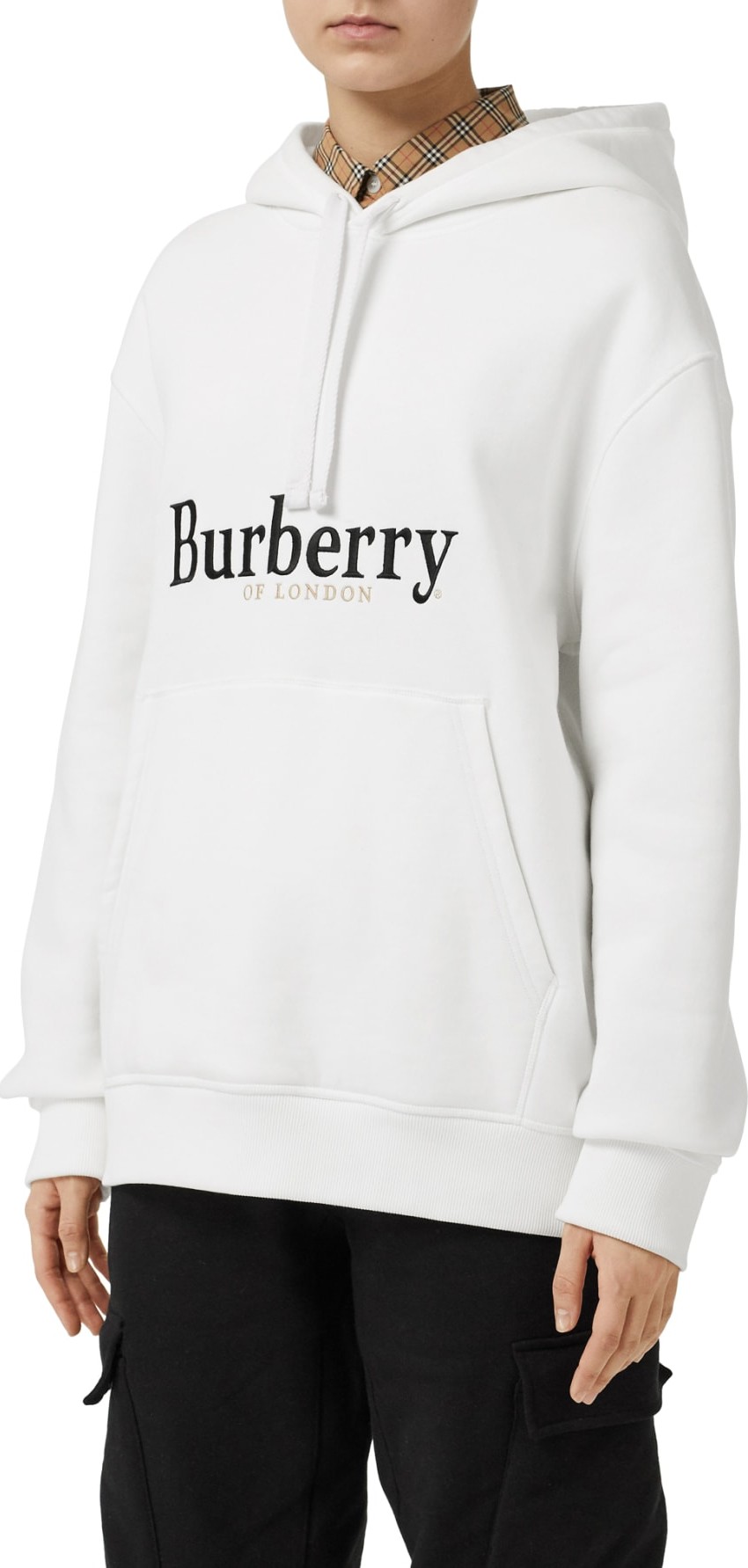 Burberry London England Pelorus Archive Logo Embroidered Hoodie