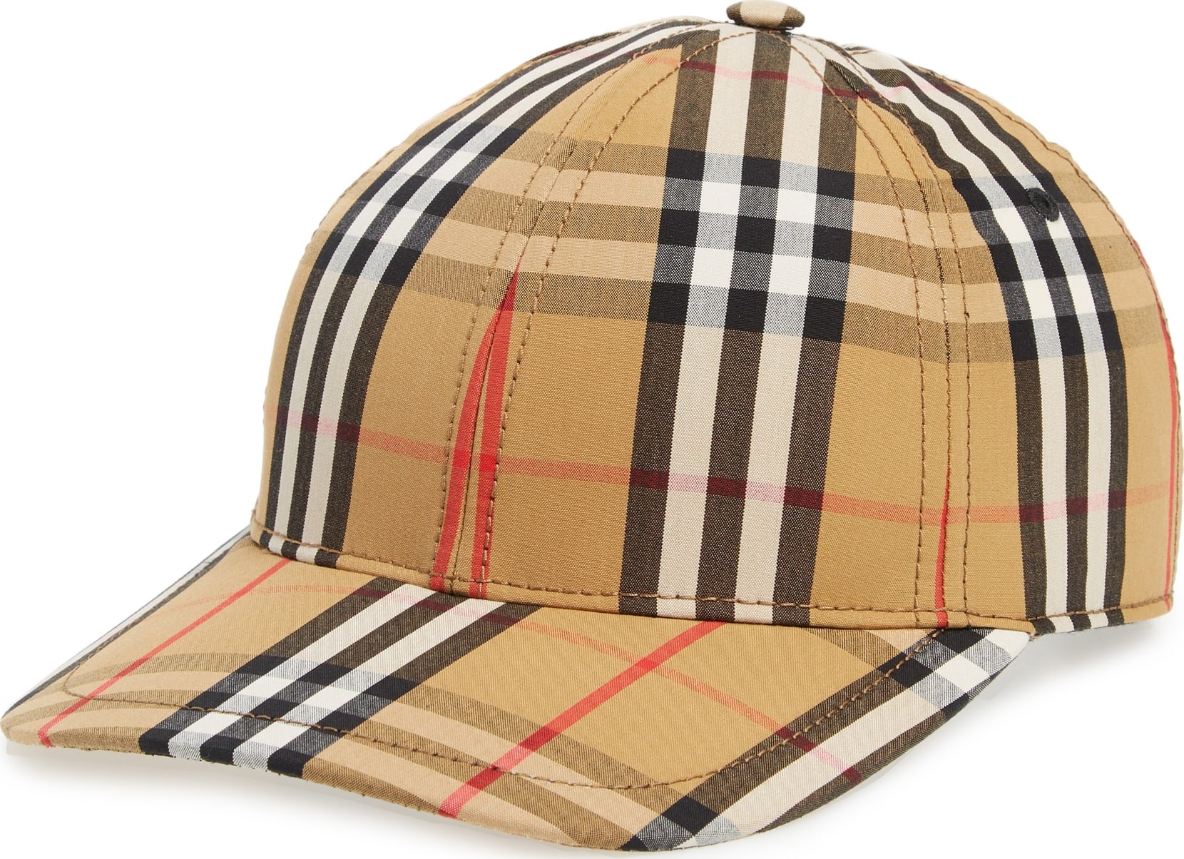 Burberry London England Vintage Check Baseball Cap