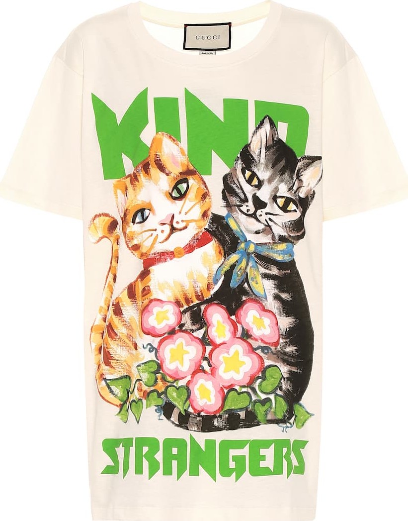 Gucci Printed cotton T-shirt