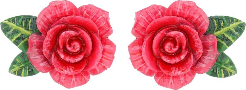 Dolce & Gabbana Rose clip-on earrings