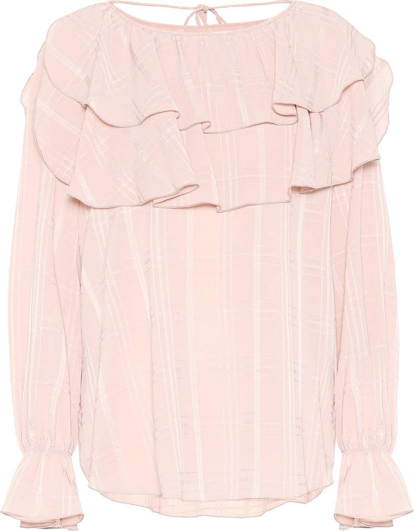 See By Chloé Jacquard crêpe blouse