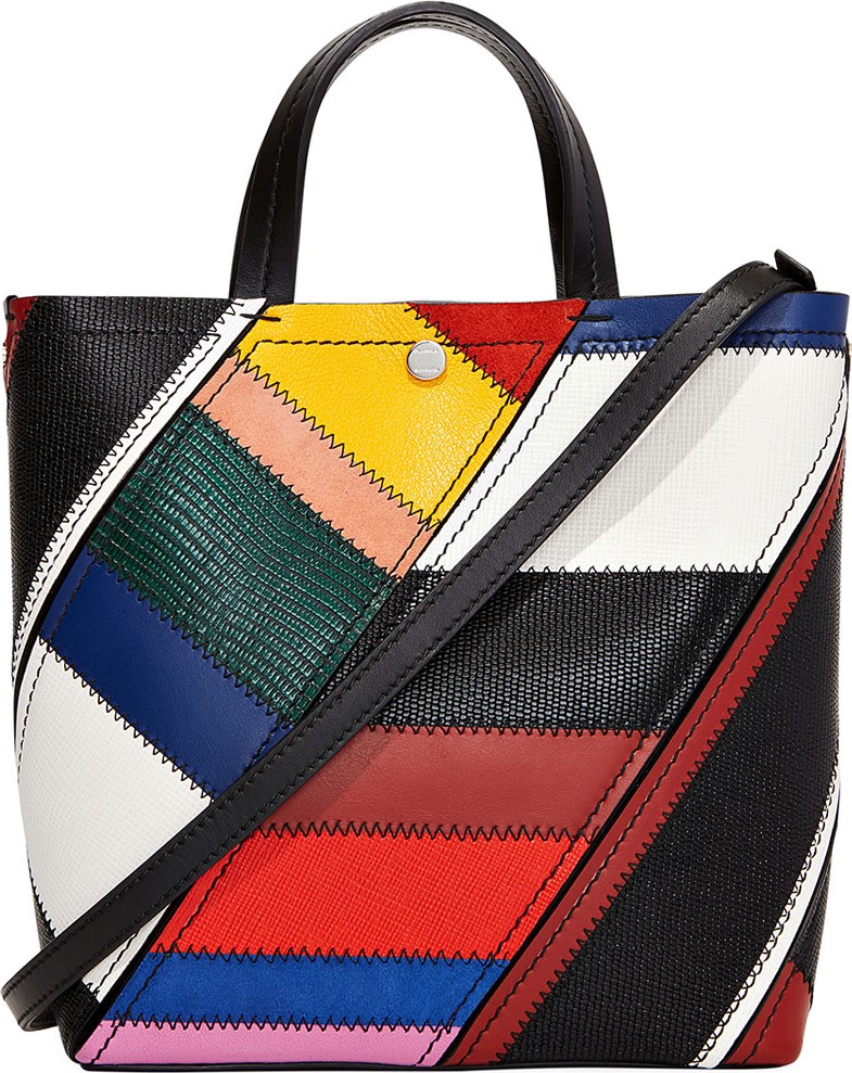 Proenza Schouler Hex Small Colorful Patchwork Tote Bag
