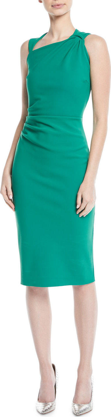 La Petite Robe di Chiara Boni Hena Asymmetric Sheath Dress