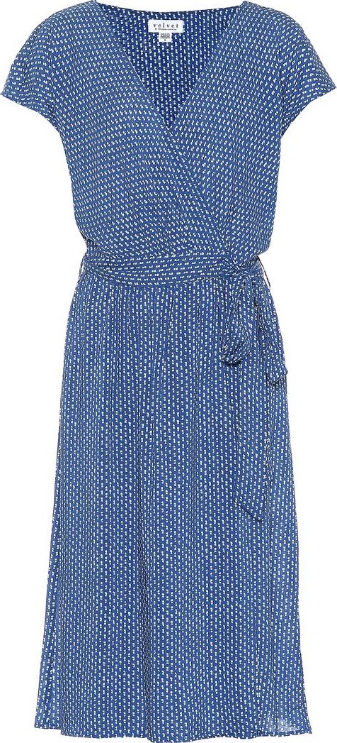 Velvet By Graham & Spencer Tamar printed midi dress