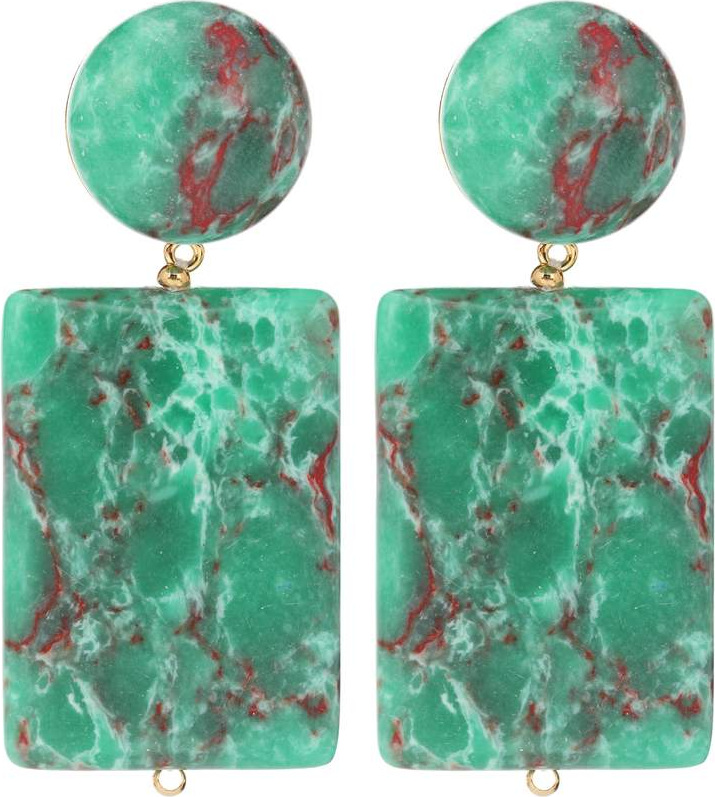 Lele Sadoughi Keepsake Stone earrings