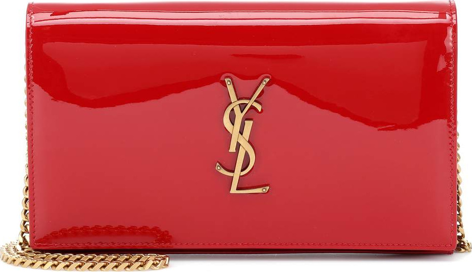 Saint Laurent Kate patent leather shoulder bag