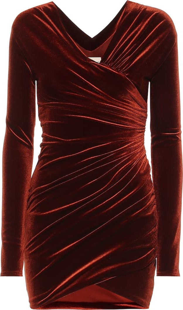 Alexandre Vauthier Velvet minidress
