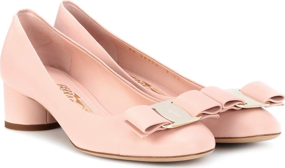 Salvatore Ferragamo Vara Bow leather pumps