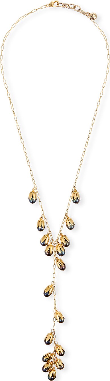 Lulu Frost Clairvoyant Pearl Y-Drop Necklace