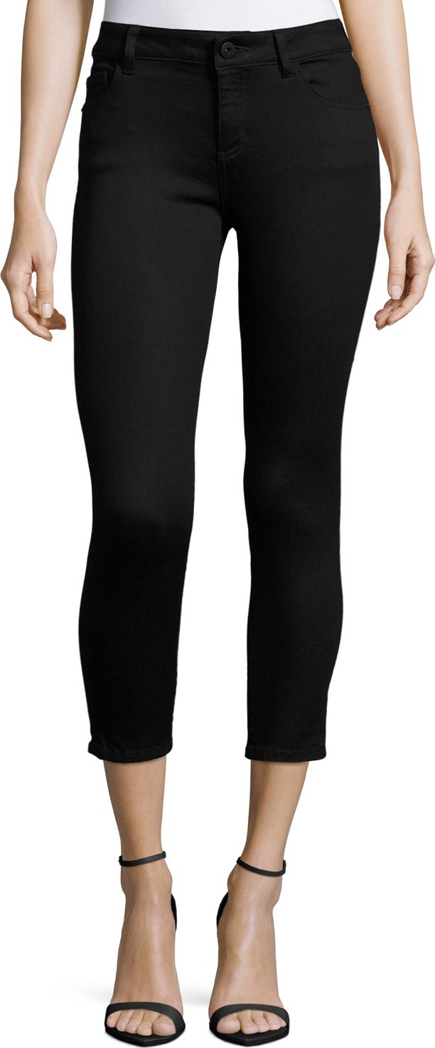 DL1961 Florence Skinny Cropped Jeans, Hail