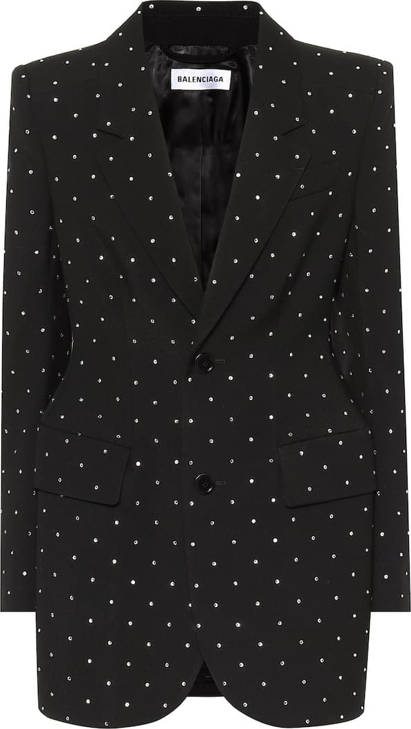 Balenciaga Embellished wool blazer