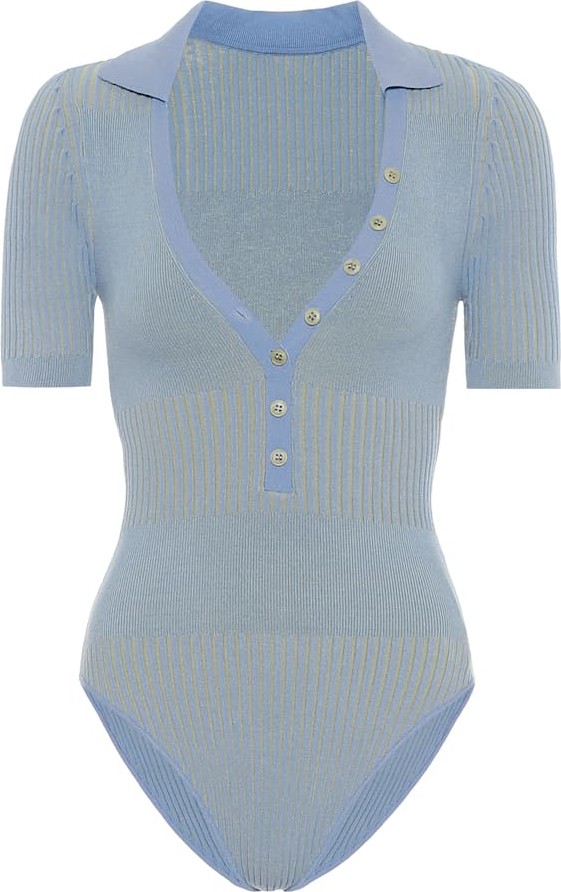 Jacquemus Le Body Yauco striped crop top